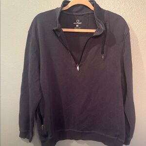 Scottevest Men's Half-Zip Pullover Sweater - Dark Navy